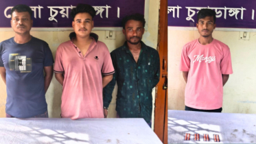 আলমডাঙ্গায় মাদকবিরোধী অভিযানে টাপেন্টাডল-ইয়াবাসহ গ্রেপ্তার ৪
