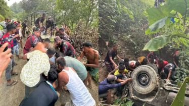 থানচি-তিন্দু সড়কে ল্যান্ডক্রুজার খাদে, নিহত ২