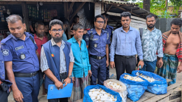 ‎নেছারাবাদে অস্বাস্থ্যকর আইসক্রিম কারখানাকে জরিমানা