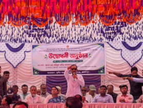 সরিষাবাড়ীতে যমুনার শাখা নদীতে ব্রিজের ভিত্তিপ্রস্তর স্থাপন