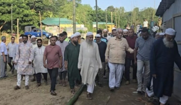 বান্দরবানে মসজিদের জায়গা পরিদর্শন করলেন পার্বত্যমন্ত্রী