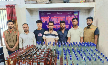 বকশীগঞ্জে ভারতীয় মদ ও মোটরসাইকেলসহ ৫ মাদক কারবারি গ্রেফতার