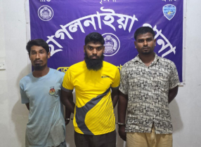 ছাগলনাইয়ায় বসতঘরে দস্যুতা, সিসিটিভির সূত্রে আটক ৩