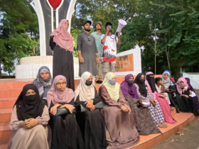 নোবিপ্রবিতে হাদি হত্যার বিচারের দাবিতে ইনকিলাব মঞ্চের কর্মসূচি