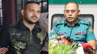 প্রিজনভ্যানের তালা খুলে পিচ্চি রাজাকে প্রাইভেটকারে তুলে দেয় পুলিশ