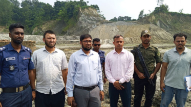 ফাইতংয়ে অবৈধ মাটি কাটায় অভিযান, ১৩ মামলায় ২৯ লাখ টাকা জরিমানা