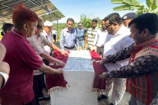 সাজেকে সোলারভিত্তিক পানি সরবরাহ ও কৃষি সেচ প্রকল্পের উদ্বোধন