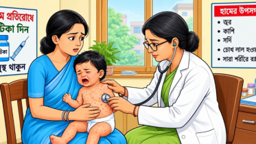 ফরিদপুরে ২৪ ঘণ্টায় নতুন ৪৬ হাম রোগী, মৃত্যু ২১