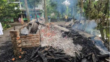 দুমকিতে সাবেক ইউপি চেয়ারম্যানের গোয়ালঘরে আগুন