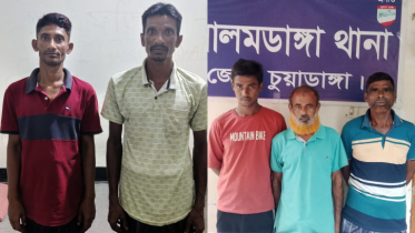আলমডাঙ্গায় পুলিশের পৃথক অভিযানে ৫ জন গ্রেফতার